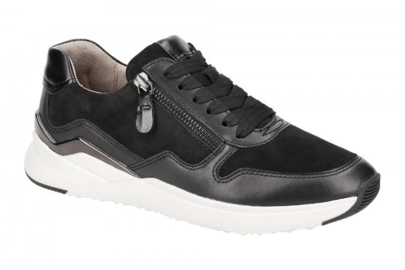 Gabor Schuhe Sneakers schwarz weiß 53.480.27