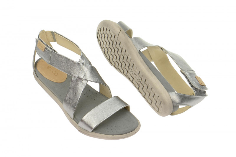 Ecco Damara Sandale alusilver grau 24815301708