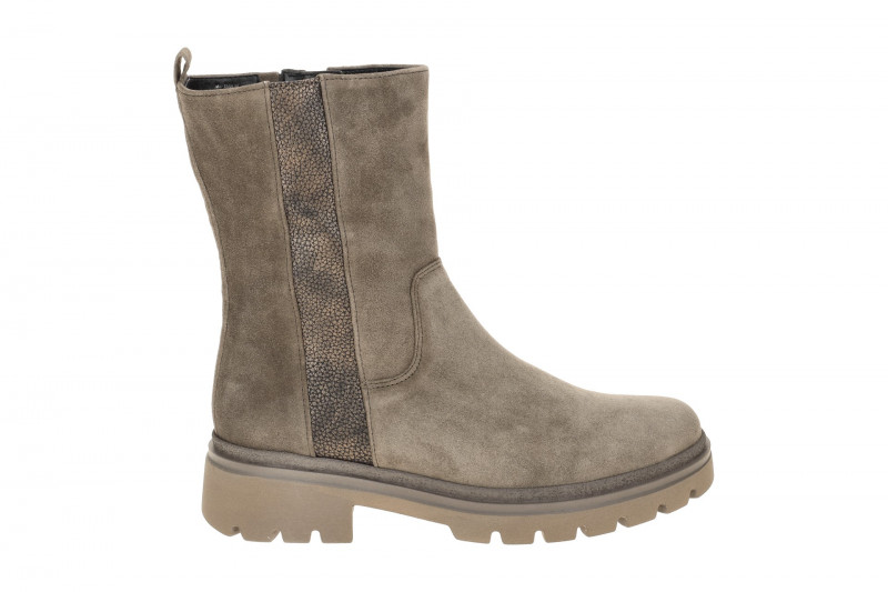 Gabor comfort Stiefel grau braun metallic 72.743.30