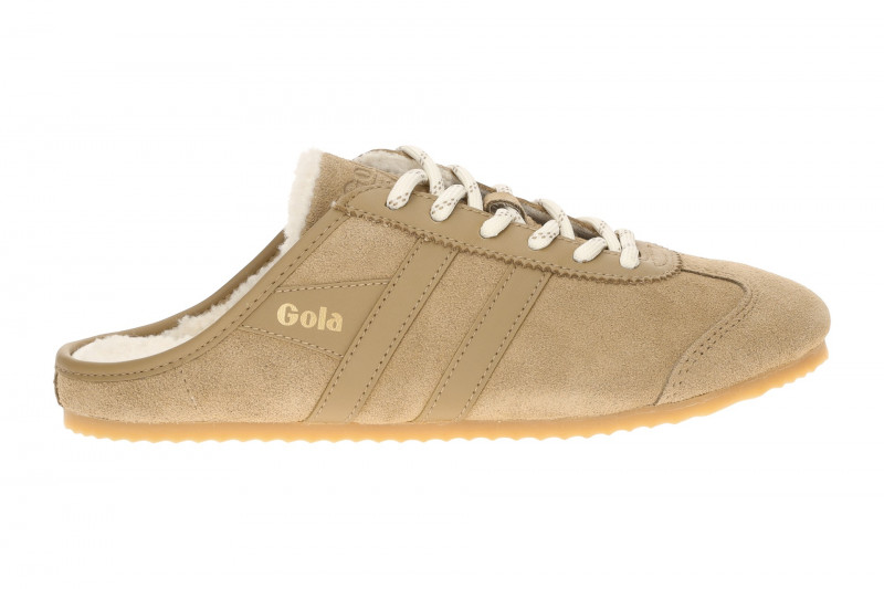 Gola Cleora Damen Pantoletten Mule beige Warmfutter CLB927