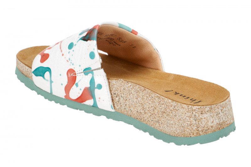 Think Koak Pantoletten weiß bunt 558