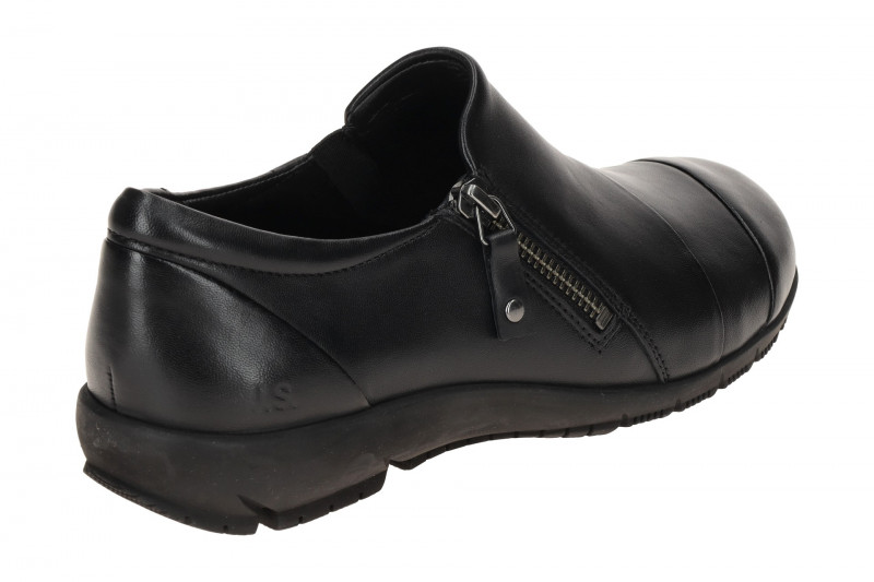 Josef Seibel Charlotte 19 Slipper Schuhe schwarz Reißverschluss