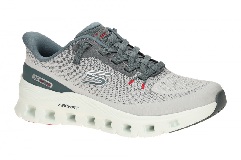Skechers Arch Fit Sneakers Schuhe grau Herren GLIDE STEP 233110