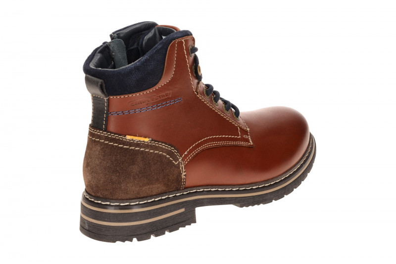 camel active Boston Stiefel Boots braun cognac Nappa