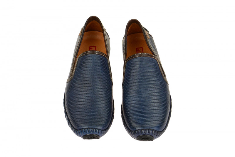 Pikolinos Jerez Slipper blau perforiert 09Z-3090