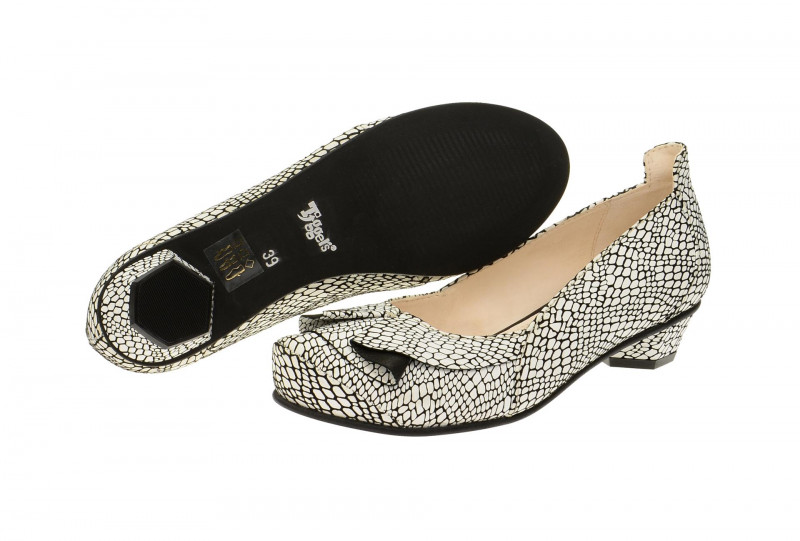 Tiggers Sara Pumps weiß schwarz