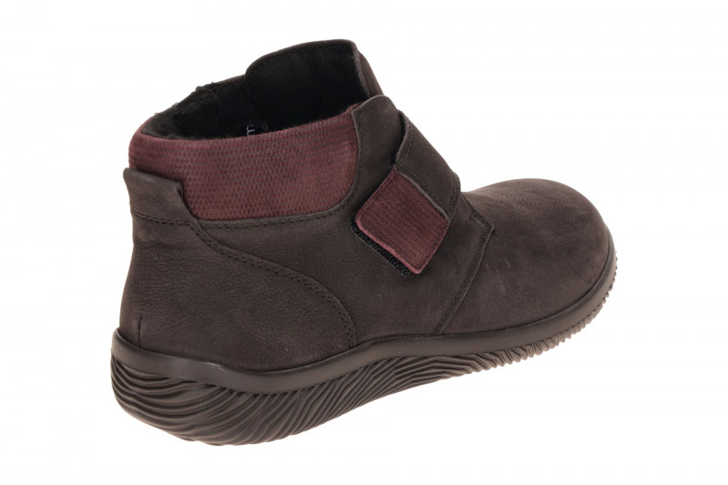 Waldläufer Roya Stiefelette dunkelbraun Klett K-Weite