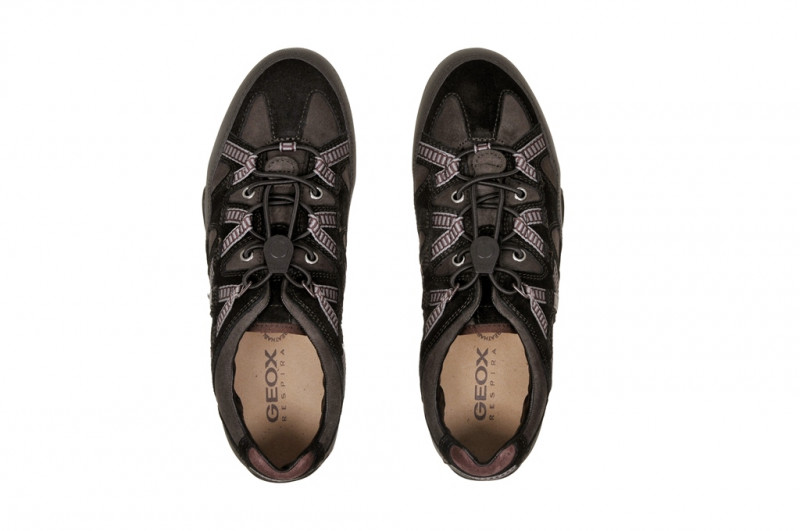 Geox Schuhe Snake - schwarz Herrenschuhe Gummizug