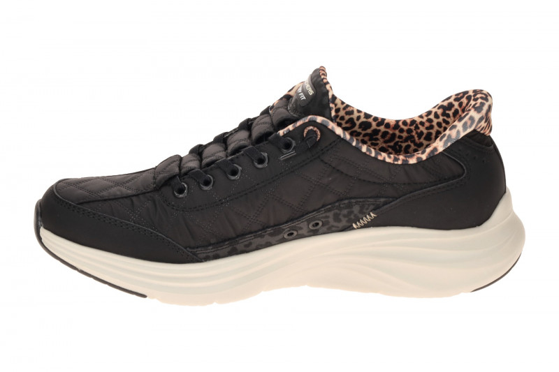 Skechers Contour Foam Schuhe schwarz Leo Damen Slip-Ins 150419