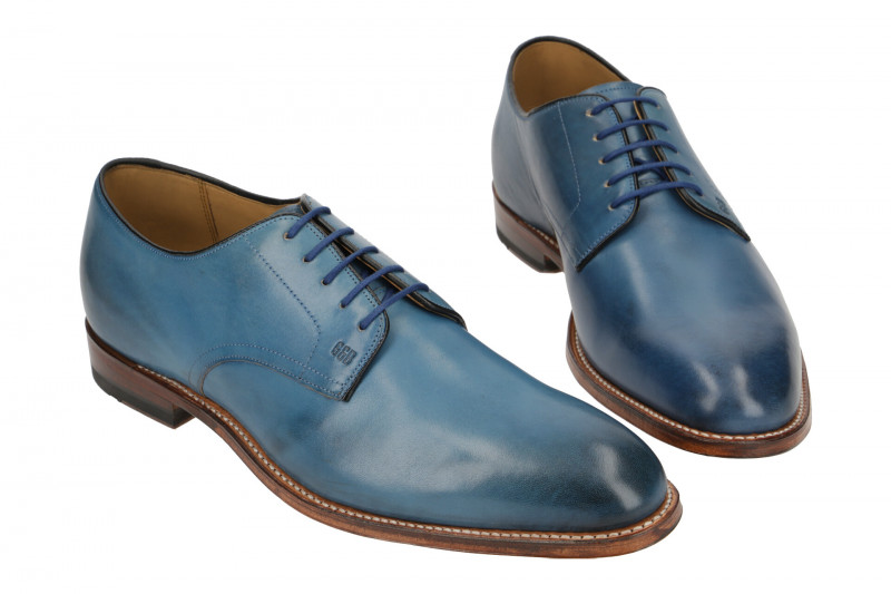 Gordon & Bros Ken Schuhe blau royal Rahmengenäht 5150
