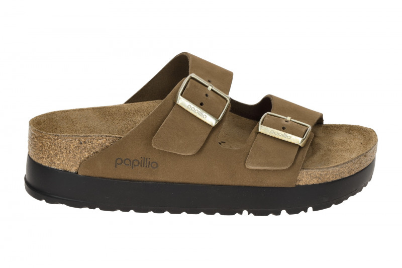 Birkenstock papillio Arizona Flex Pantolette braun Schmal 1028366