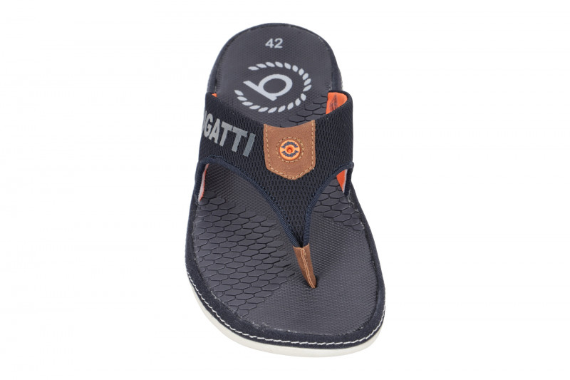 bugatti Branson Zehentrenner Pantolette blau 73582