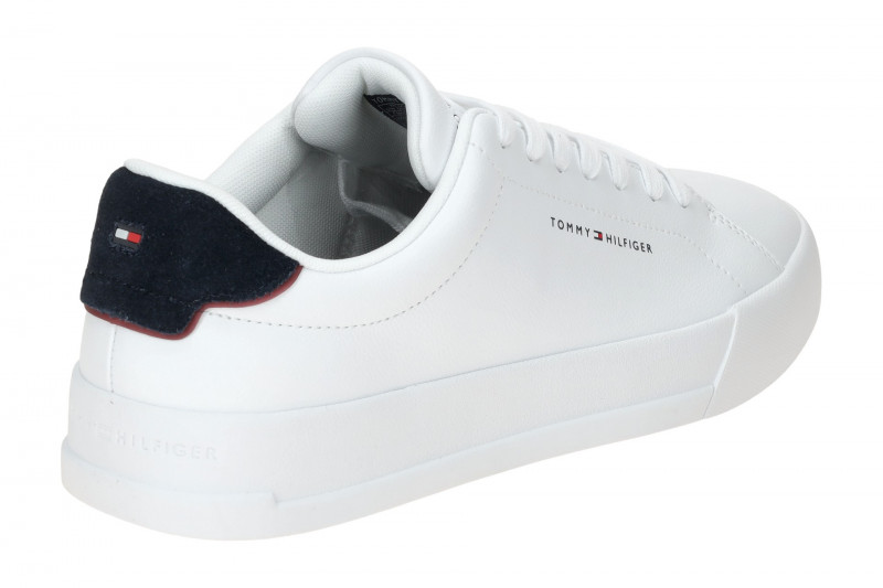 Tommy Hilfiger Schuhe Court LTH weiß blau FM05367