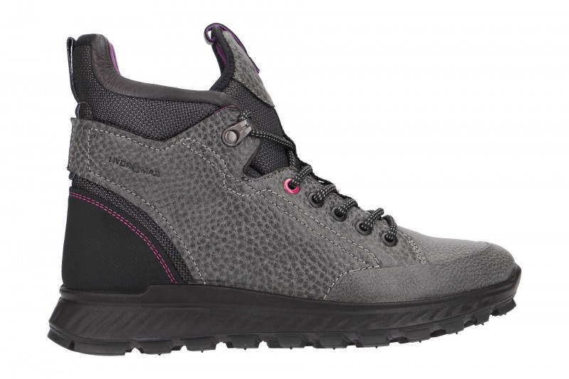 Ecco ExoStrike Damen Stiefel schwarz grau