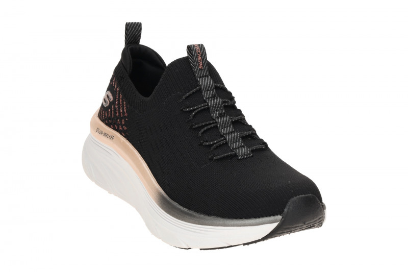 Skechers D`Lux Walker Schuhe Slipper schwarz Relaxe 149366