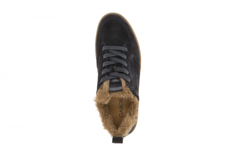 Gabor Sneaker Schuhe blau Fellkragen 6024.01