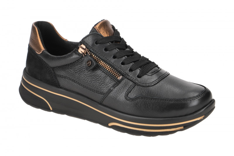 ARA Sapporo Schuhe Damen Sneaker schwarz braun 12-32440