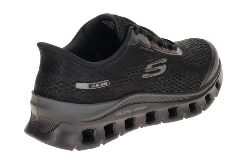 Skechers Glide Step Pro Schuhe schwarz SLIP-INS Waterproof 233135