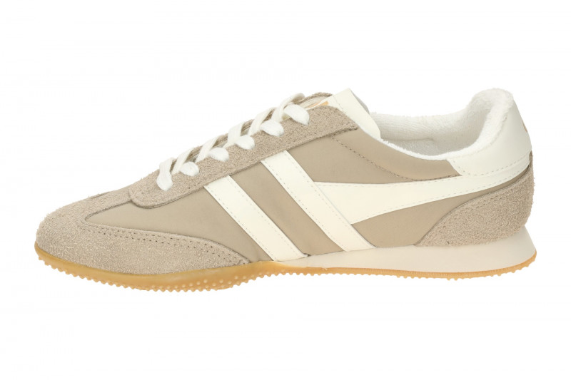 Gola Sprinter Damen Sneakers Schuhe beige bone Velour CLB855