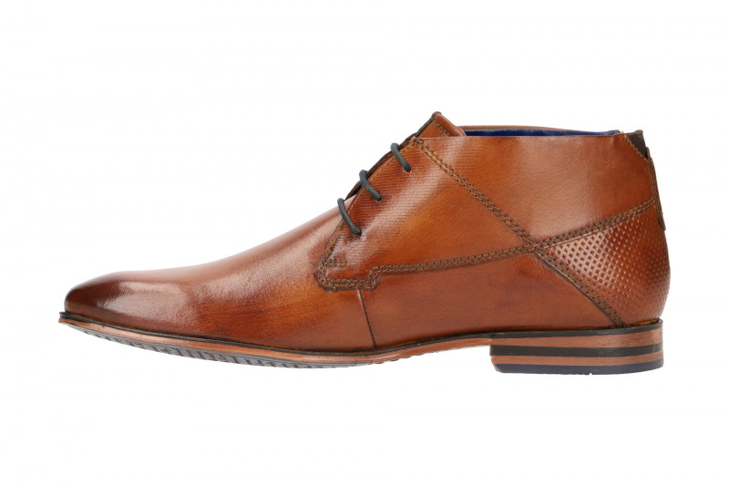 bugatti Mattia Schuhe Stiefelette braun cognac
