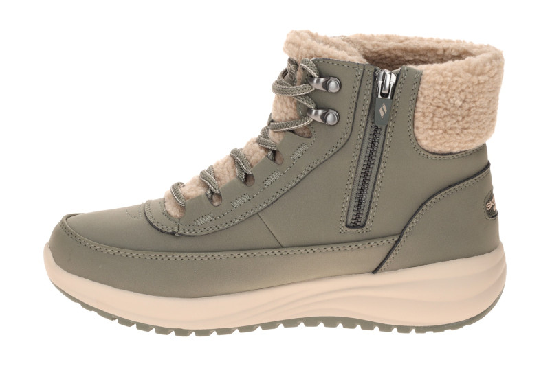 Skechers On-The-Go Stiefeletten grün olive Damen wasserdicht 144746