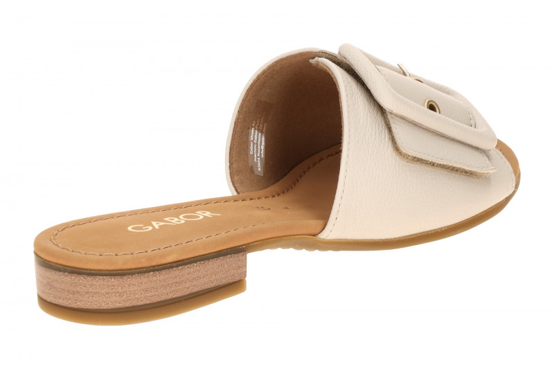 Gabor elegante Pantolette beige Glattleder 82.791.52