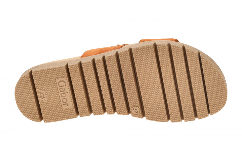 Gabor Pantolette orange valley Velour 83.743.11