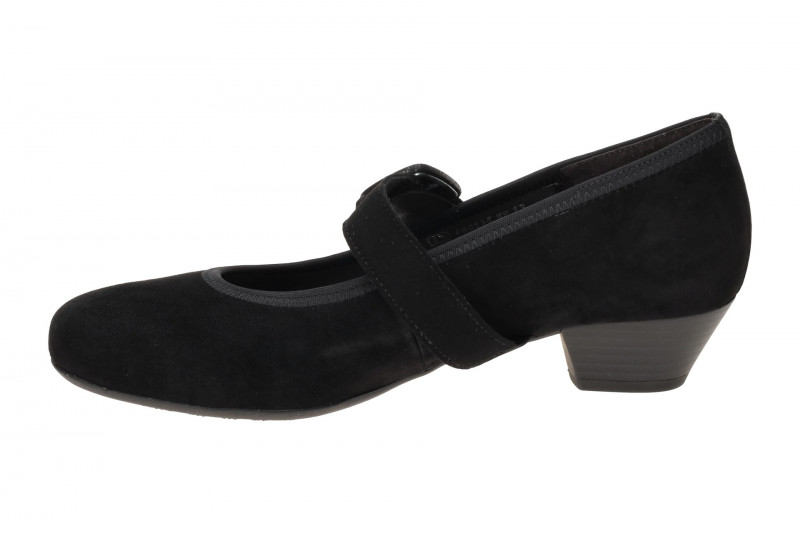 Gabor Malta Pumps schwarz Samt H-Weite 66.139.47