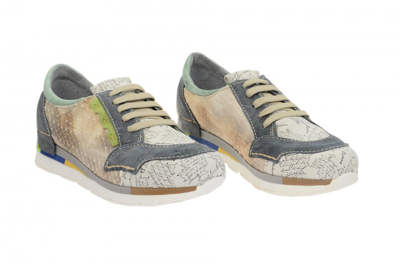 Charme Schuhe 1114-E grau beige multi