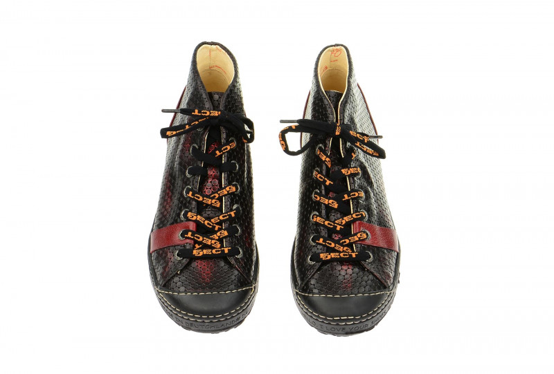 Eject Dass Schuhe schwarz rot Stiefelette Gr 38