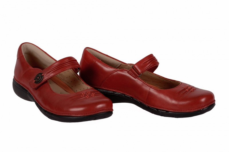 Clarks Un Linda Schuhe rot Slipper 20353743