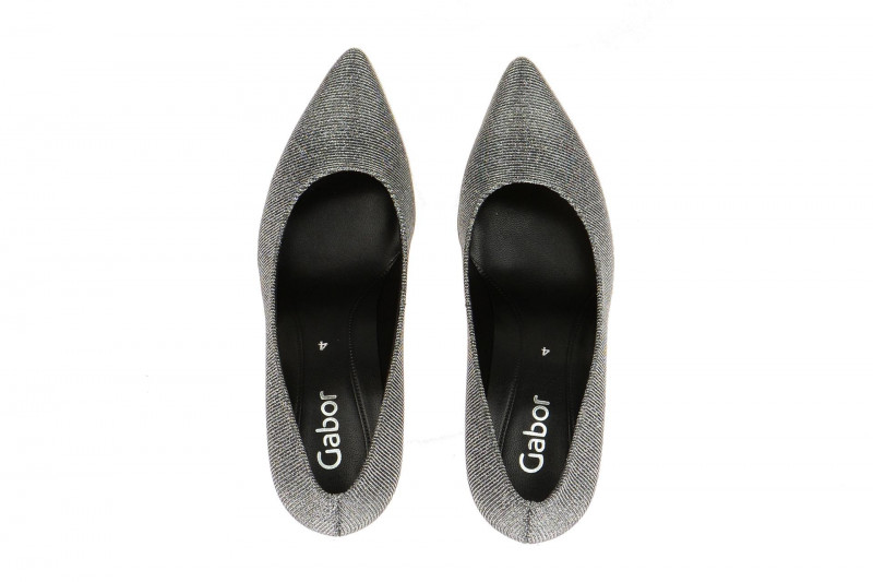 Gabor Pumps silber grau effekt 71.250.69