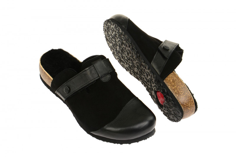 Think Julia Clogs schwarz Pantolette 7-87349-09