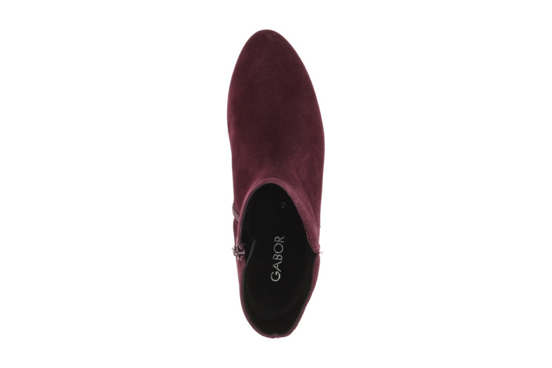 Gabor Stiefelette Ankle Boot rot berry Samt 8036.01.005