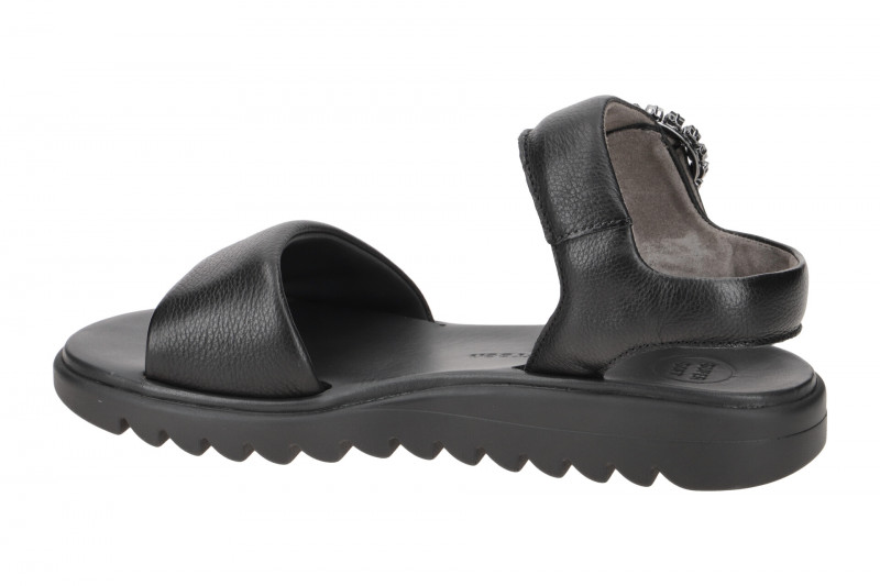 Paul Green Sandale schwarz Strassschmuck 6006