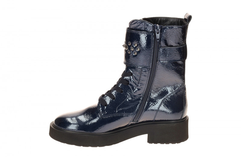 Gabor Fashion Plateau Stiefel blau Lack 71.781.96