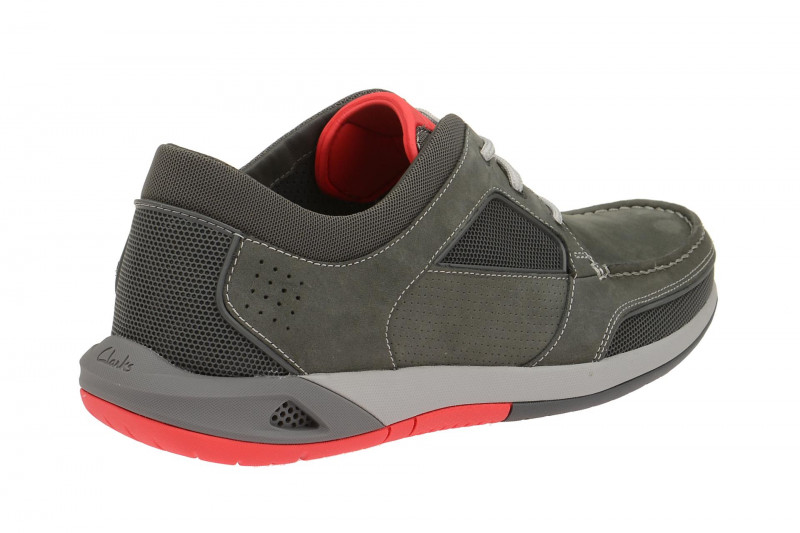 Clarks Ormand Sail Schuhe grau orange