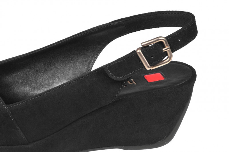 Högl Keil Sandale in schwarz