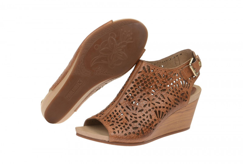 Pikolinos Bali Sandalette braun gelocht Gr 40