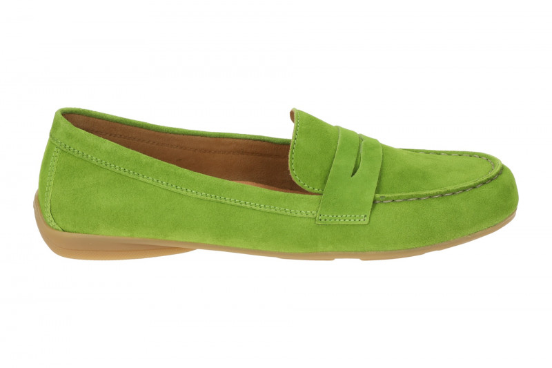 Gabor Schuhe Mokassin Slipper grün 44.200.11