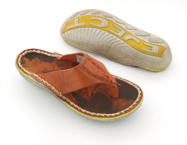 Eject Fixe E-11507 Damen Pantoletten orange