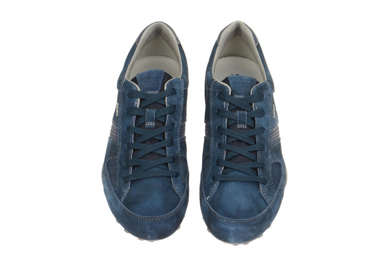 Geox Respira Snake E Herren Sneakers in blau Halbschuhe
