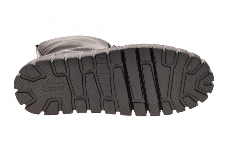 Gabor Plateau Stiefelette schwarz Front Zip 8016.04.001