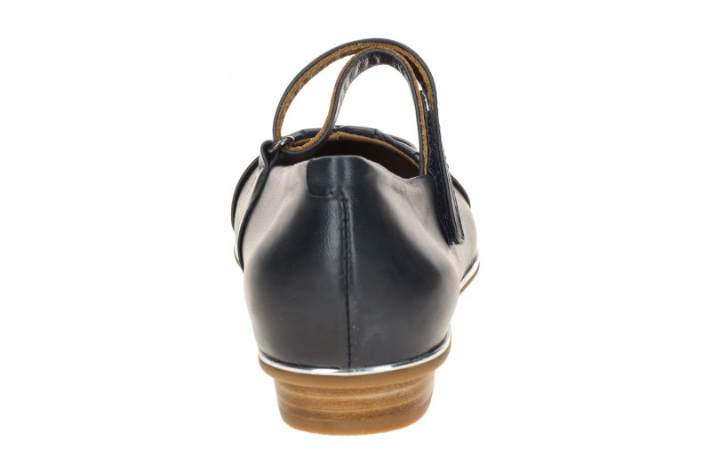 Everybody Batilda Mary-Jane Ballerina Schuhe blau silber Rahmen