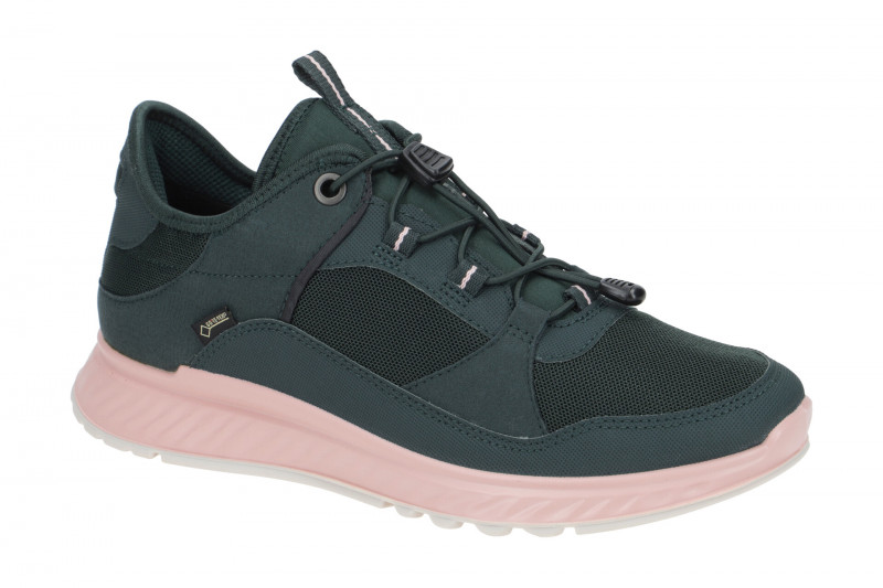 Ecco Exostride Schuhe grün rosa Gore-Tex 835333