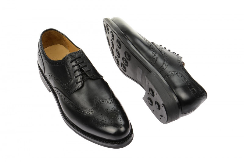 Gordon & Bros Schuhe schwarz Gummisohle Levet 2318-G