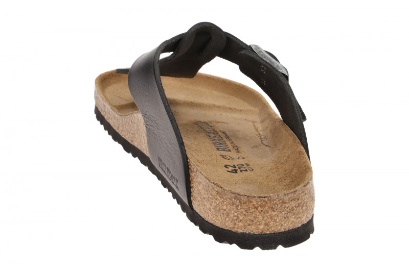 Birkenstock Medina Pantolette schwarz Leder Normal-Weit 1022770