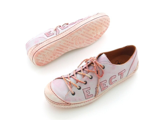Eject Dass Schuhe E-11207 Sneaker weiß pink