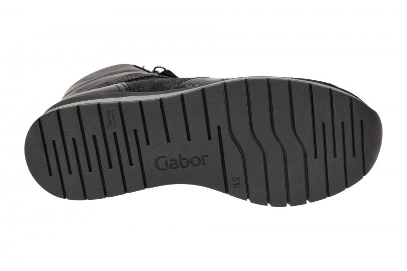 Gabor Comfort Stiefelette schwarz K-Weite elastisch 56.708.67
