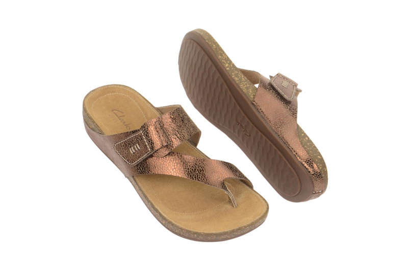 Clarks Perri Coast Pantolette bronze metallic 26105891